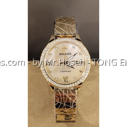 Balmer 32mm Elegant MOP Women's Quartz Watch 8175L GP-2